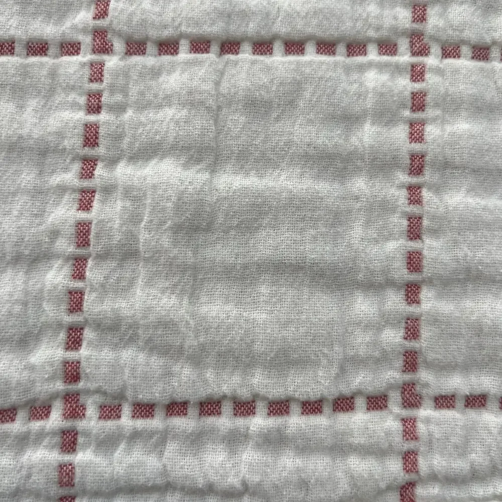 Reversible Kids Towel Pink White Dots Stripes 41